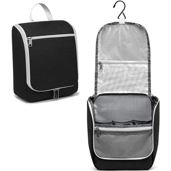 Water Repellent Polyester Hanging Toiletry Bag for Travel - Picture 7 of 7